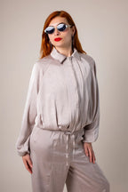 BH CHAQUETA BOMBER FLUIDA SATIN 8417.