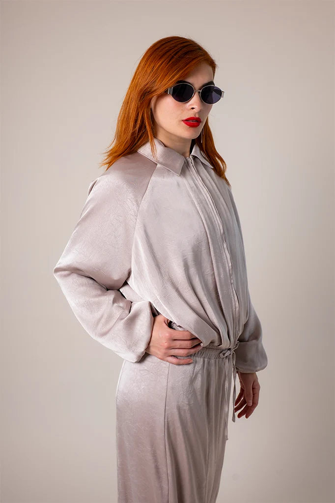 BH CHAQUETA BOMBER FLUIDA SATIN 8417.