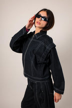 CHAQUETA CONVERTIBLE DENIM R-F 7799 - Kliquea