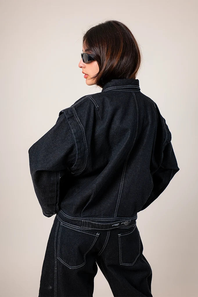 CHAQUETA CONVERTIBLE DENIM R-F 7799 - Kliquea
