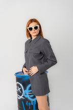 CHAQUETA CORTA CREMALLERA 7953 - Kliquea
