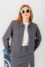 CHAQUETA CORTA CREMALLERA 7953 - Kliquea