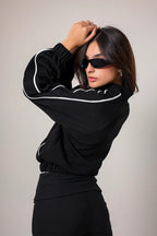 CHAQUETA CUELLO ALTO B-F 8575 - Kliquea