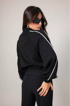 CHAQUETA CUELLO ALTO B-F 8575 - Kliquea