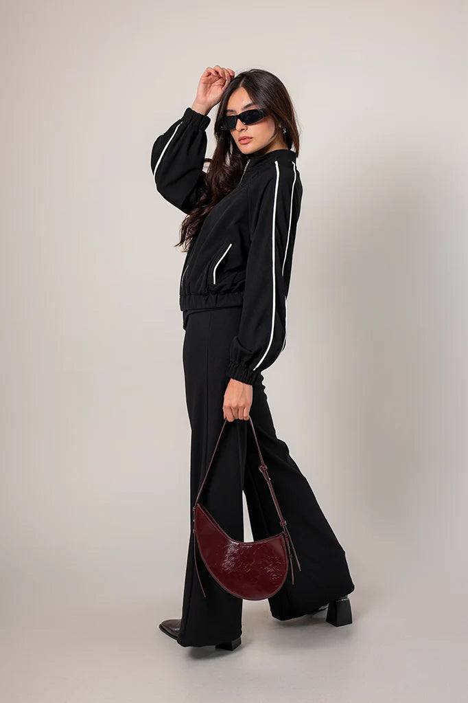 CHAQUETA CUELLO ALTO B-F 8575 - Kliquea