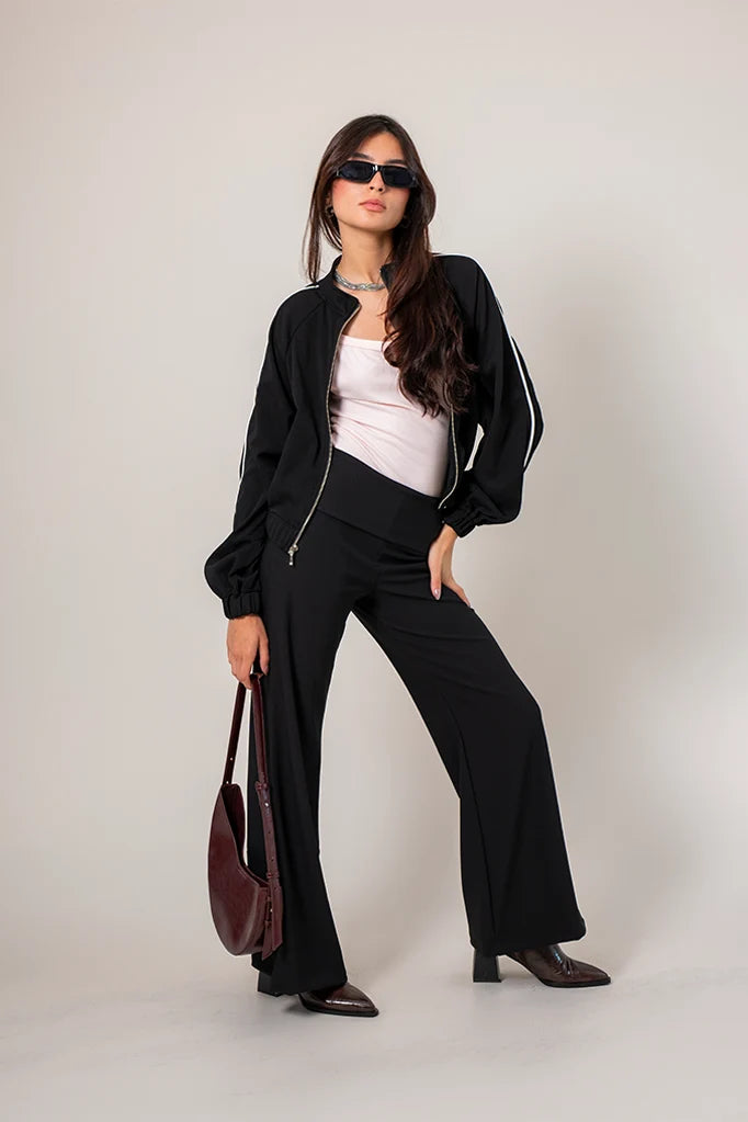 CHAQUETA CUELLO ALTO B-F 8575 - Kliquea