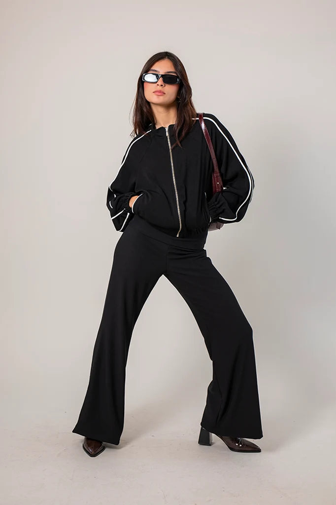 CHAQUETA CUELLO ALTO B-F 8575 - Kliquea