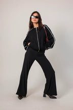 CHAQUETA CUELLO ALTO B-F 8575 - Kliquea