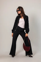 CHAQUETA CUELLO ALTO B-F 8575 - Kliquea