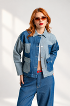Chaqueta, color/material denim, marca Free Spirit – vista 1