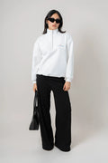 BUZO OVERSIZE CUELLO ALTO B-F 9385.
