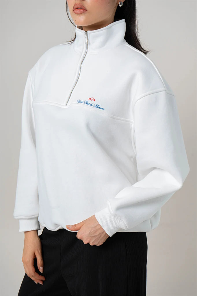 BUZO OVERSIZE CUELLO ALTO B-F 9385.