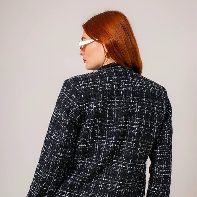 CHAQUETA TWEED E-F 8134.