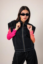 CHAQUETA CONVERTIBLE DENIM R-F 7799 - Kliquea