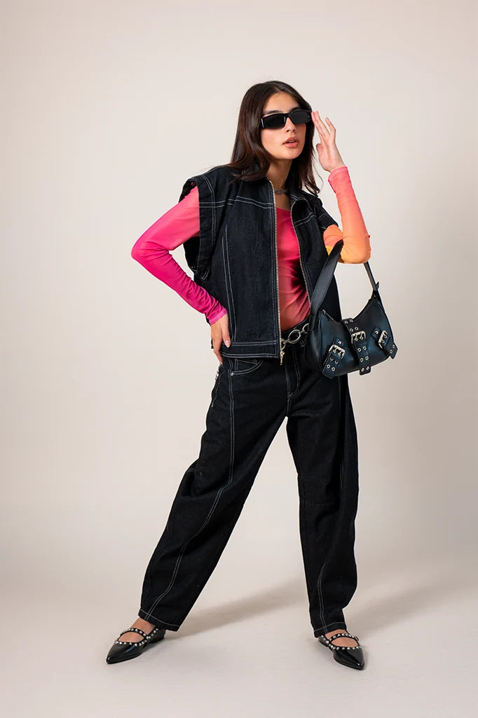 CHAQUETA CONVERTIBLE DENIM R-F 7799 - Kliquea