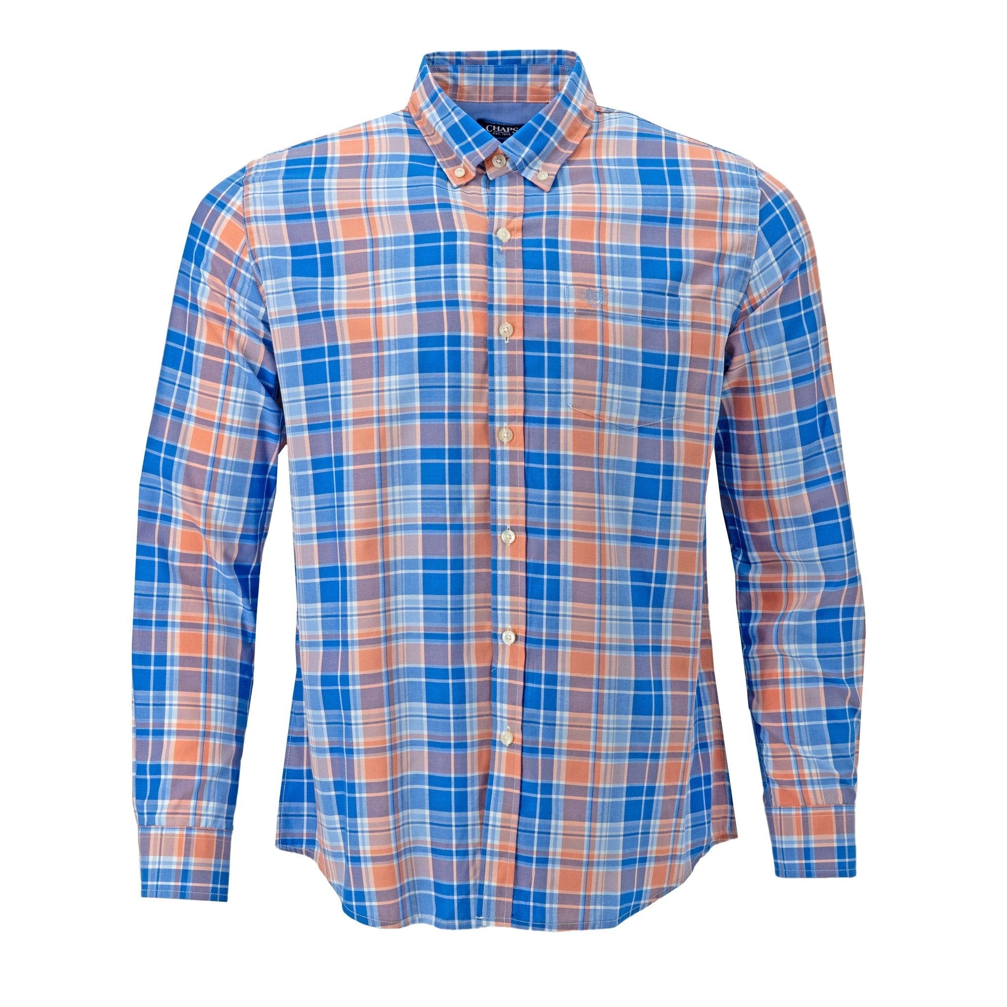 Camisa Chaps Mangas Largas Cuadros Para Caballeros by Chaps