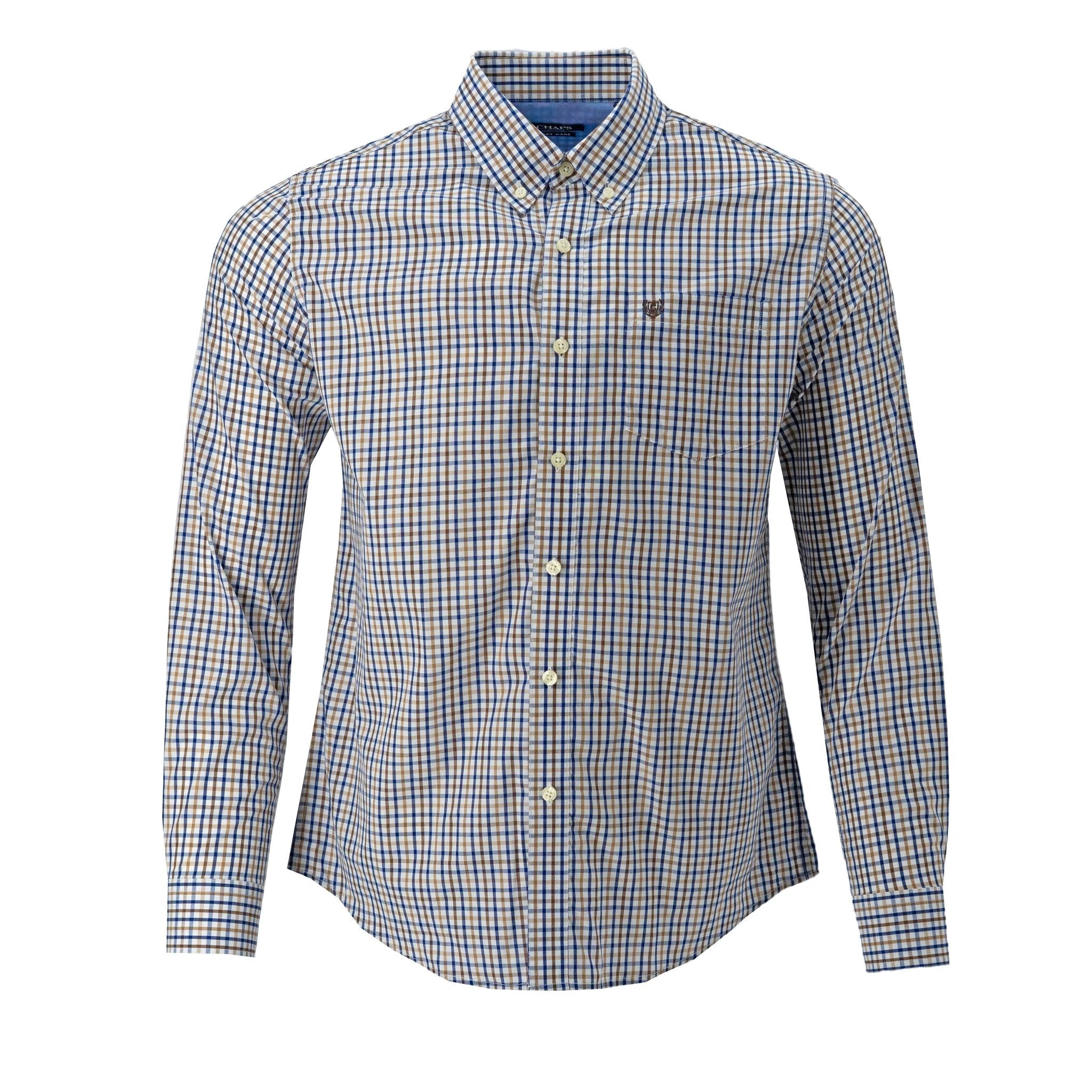 Camisa Chaps Mangas Largas Cuadros Para Caballeros by Chaps