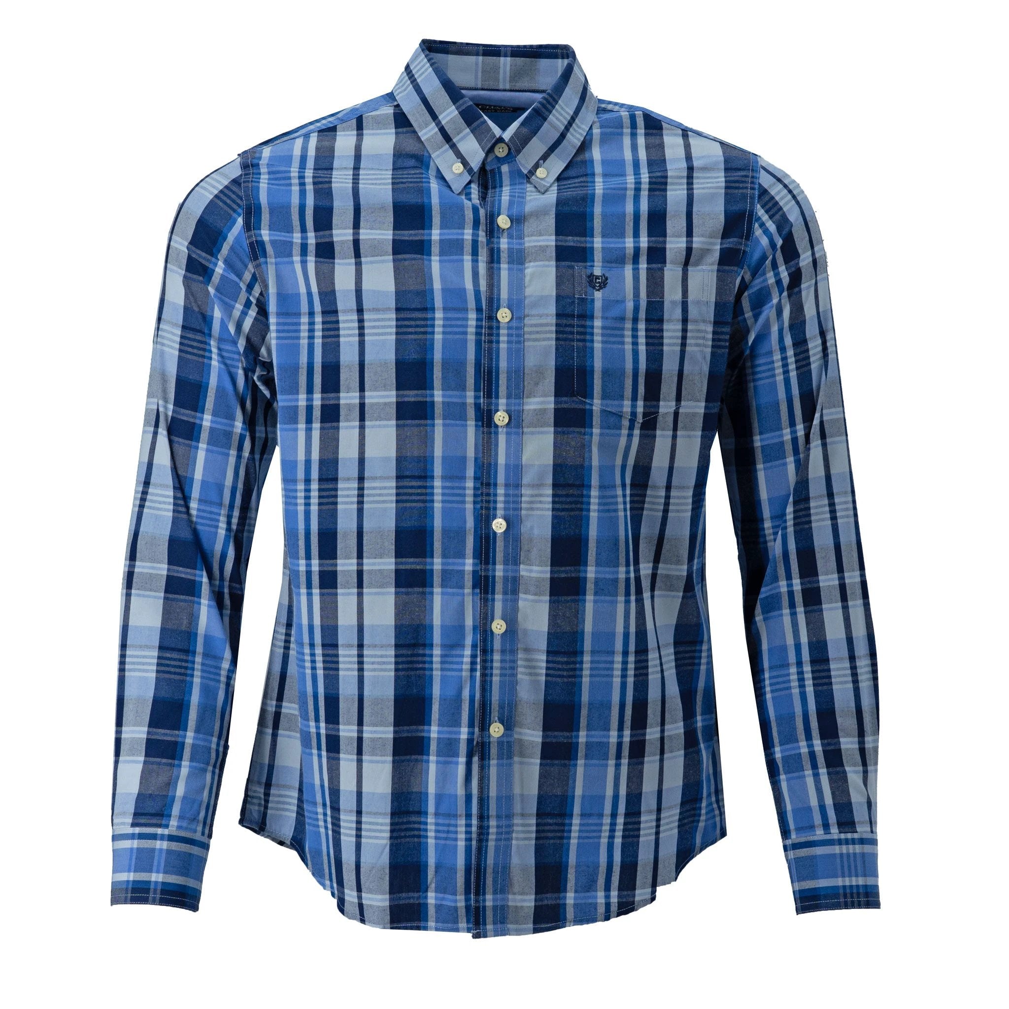 Camisa Chaps Mangas Largas Cuadros P/ Caballeros by Chaps