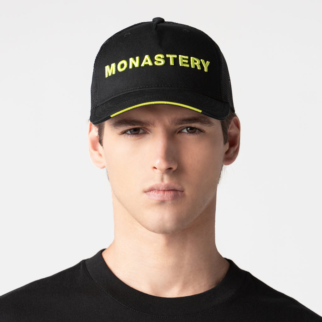 Cap, color/material negro, marca Monastery – vista 4