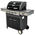 BARBACOA GAS 4 + 1 QUEMADORES ACERO INOXIDABLE 47,000 BTU