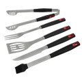 SET 5 PZ UTENSILIOS PLASTICO P/BBQ