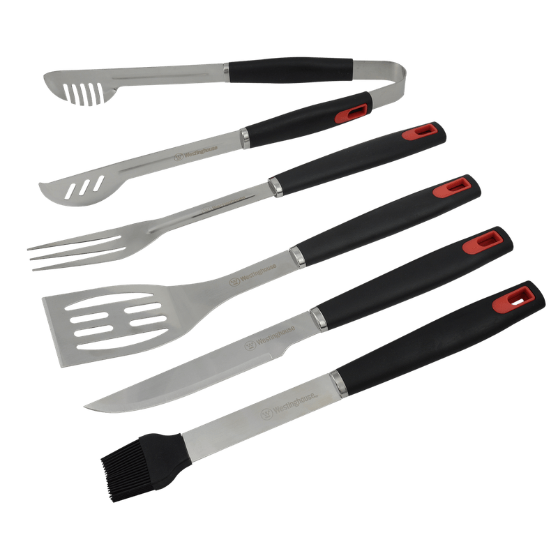 SET 5 PZ UTENSILIOS PLASTICO P/BBQ