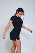 Camiseta Larga Motion Negro