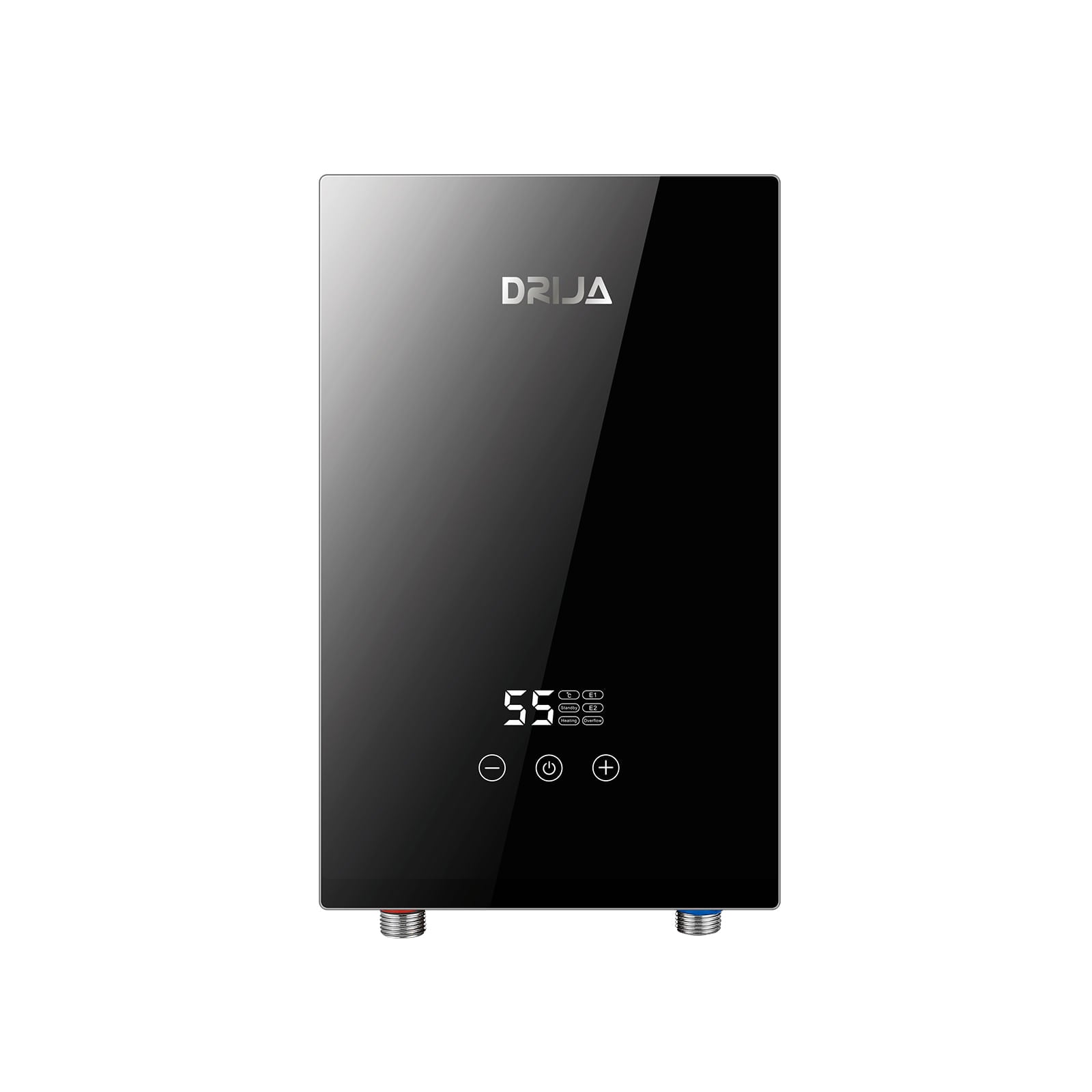 Calentador de Agua Eléctrico DRIJA Inverter Vidrio Templado Negro CLTE7KW