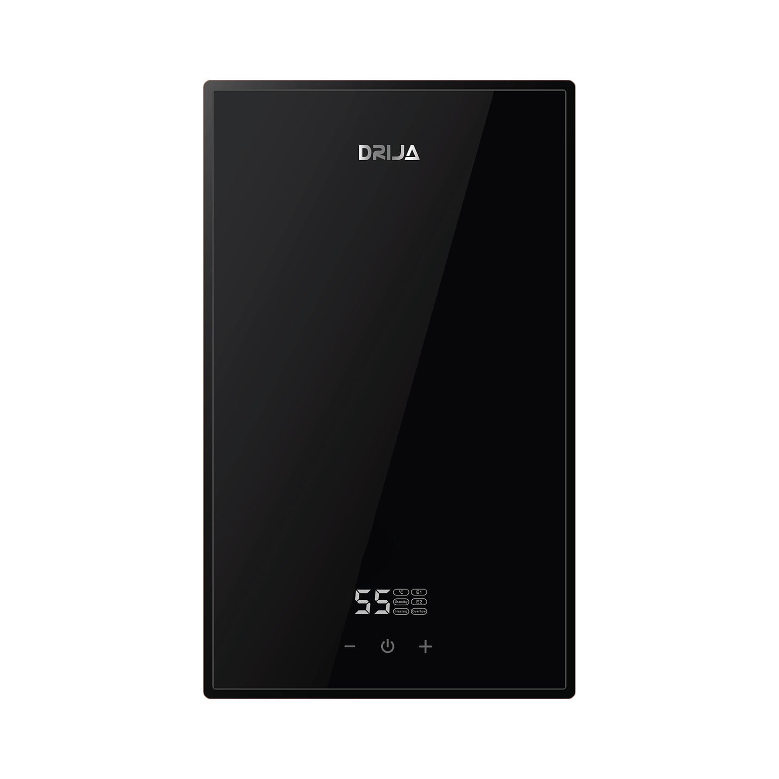 Calentador de Agua Eléctrico DRIJA Inverter Vidrio Templado Negro CLTE9KW