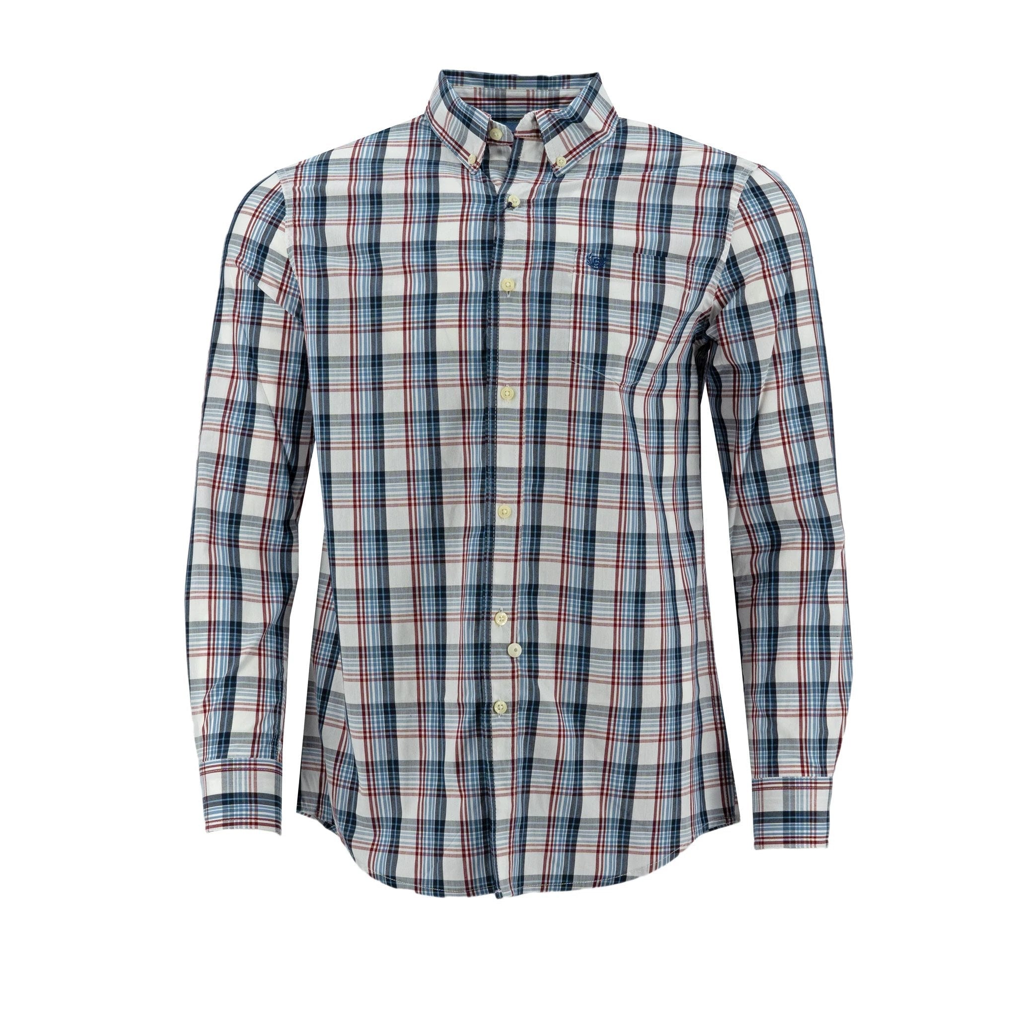 Camisa Chaps Mangas Largas Cuadros P/ Caballeros by Chaps