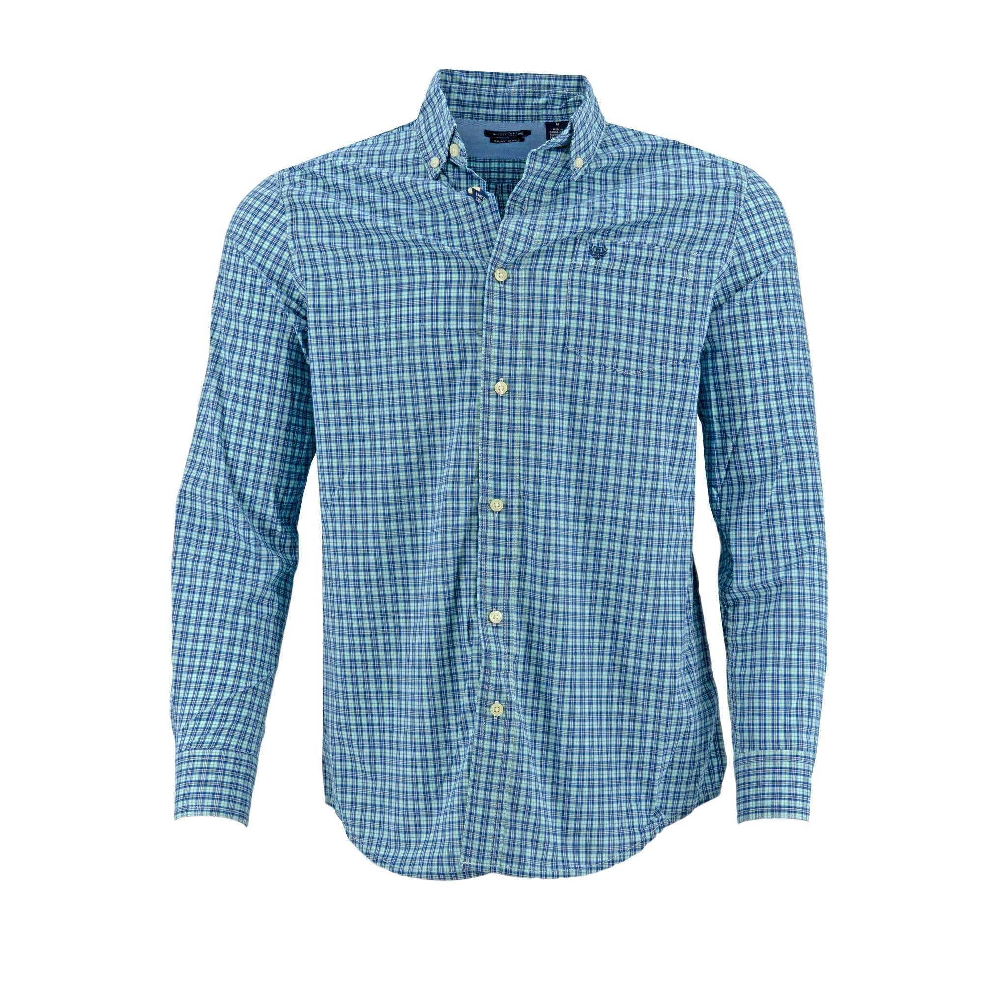 Camisa Chaps Mangas Largas Cuadros P/ Caballeros by Chaps