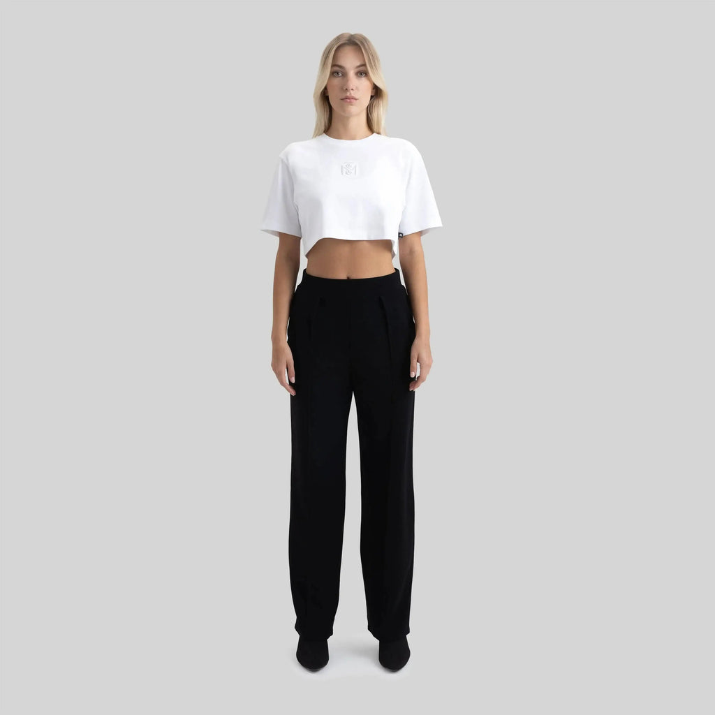 BENZ CROP TOP WHITE - Monastery