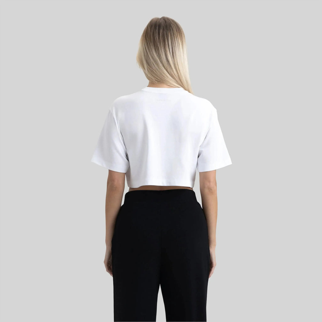 BENZ CROP TOP WHITE - Monastery
