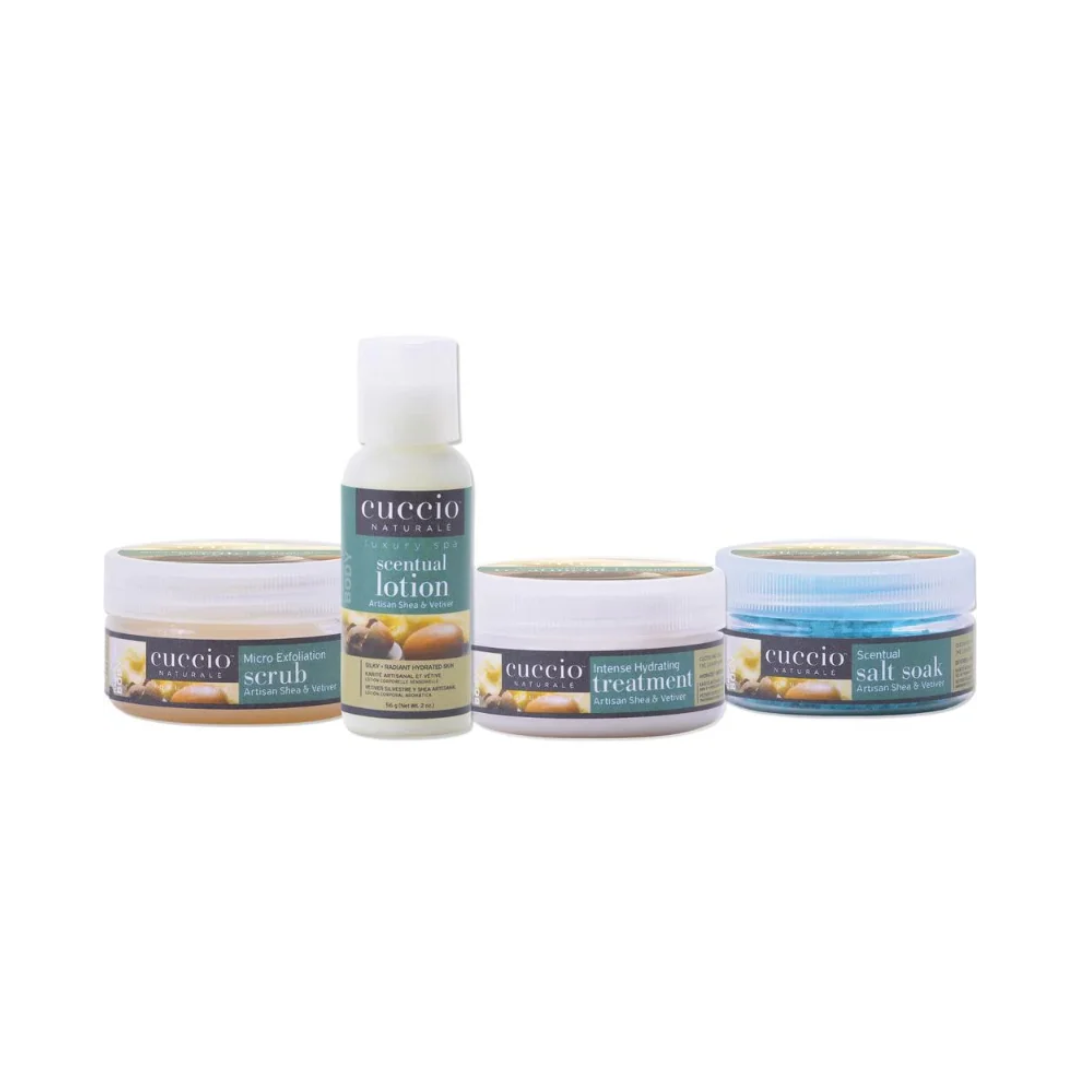 CUCCIO KIT PEDICURE ESSENTIALS ARTISAN SHEA