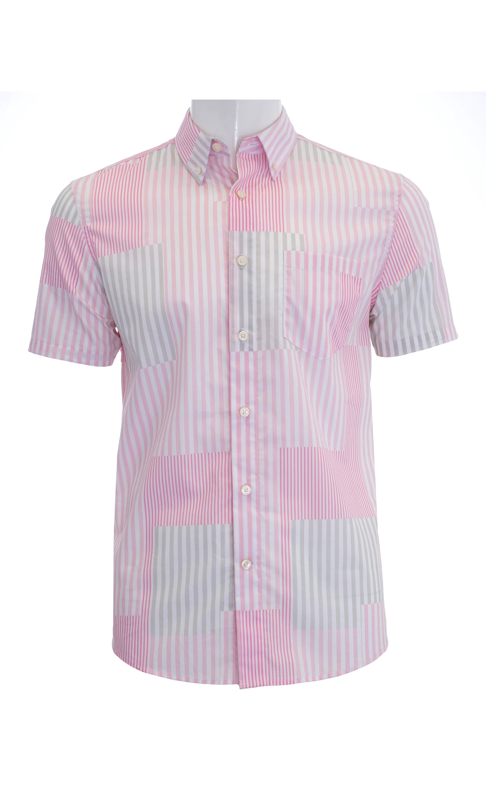 Camisa Carven Mangas Cortas Rayas P/ Caballeros by Carven