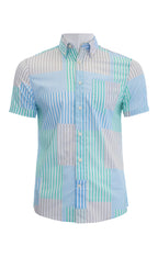 Camisa Carven Mangas Cortas Rayas P/ Caballeros by Carven