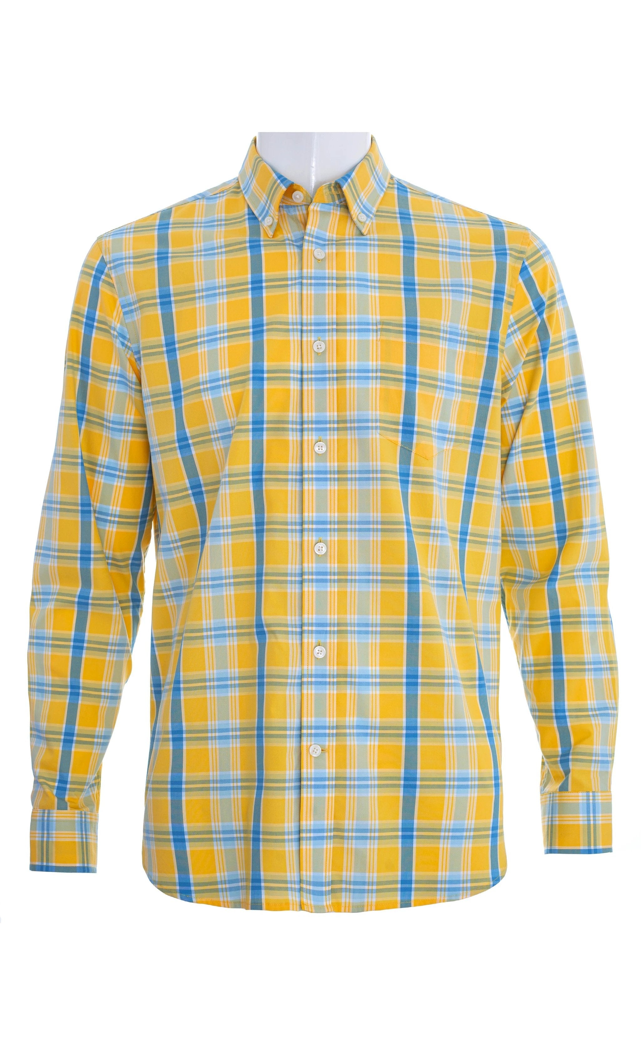Camisa Carven Mangas Largas Cuadros P/ Caballeros by Carven
