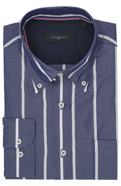 Moda hombre, color/material rayas, marca Carven