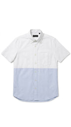 Camisa Carven Mangas Cortas Lisa para Caballeros