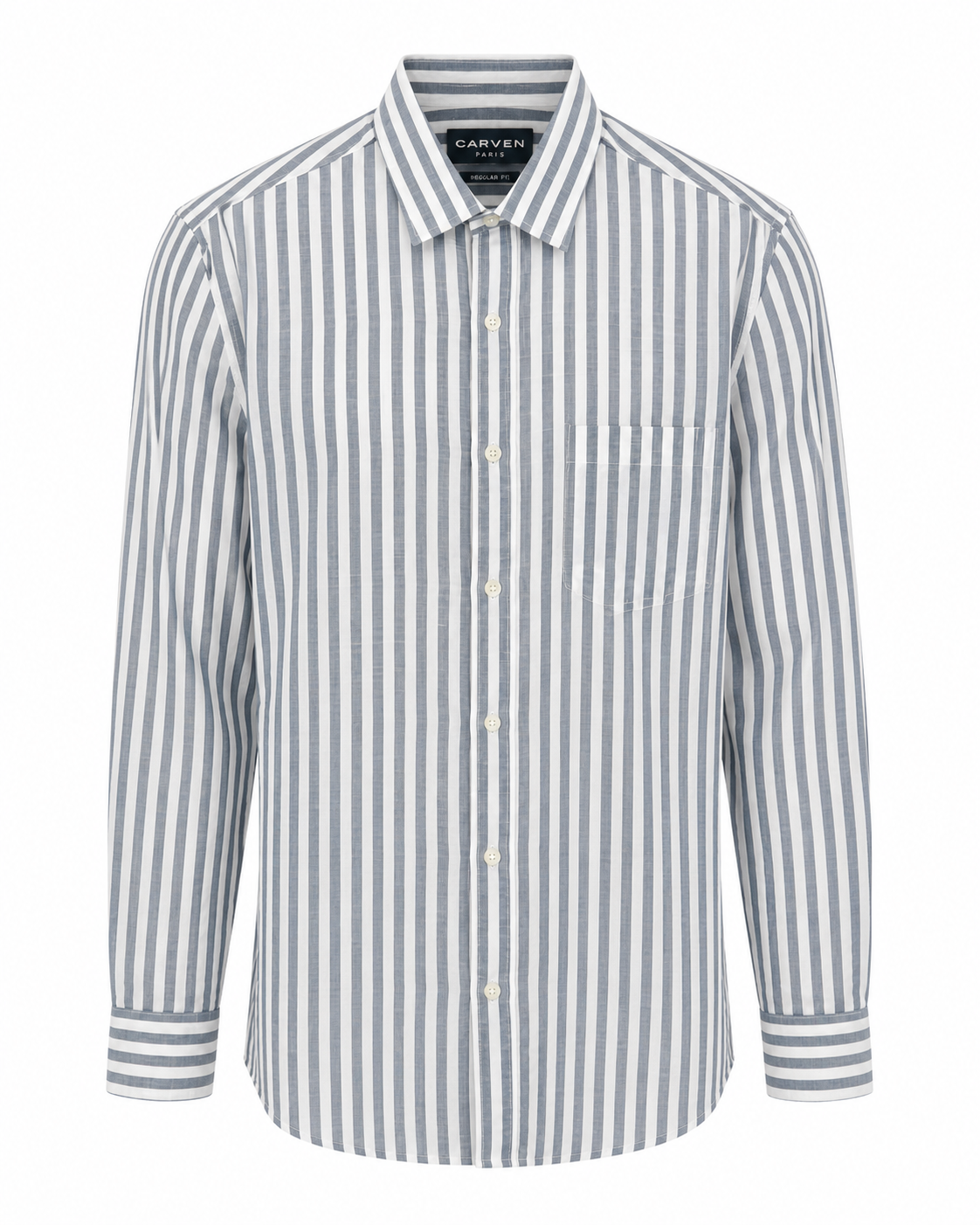 Camisa Carven Mangas Largas Rayas para Caballeros