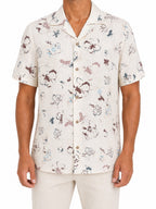 Camisa Carven Mangas Cortas Estampada para Caballeros