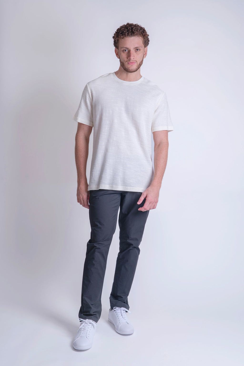 Camiseta Carven Mangas Cortas Corrugada para Caballeros