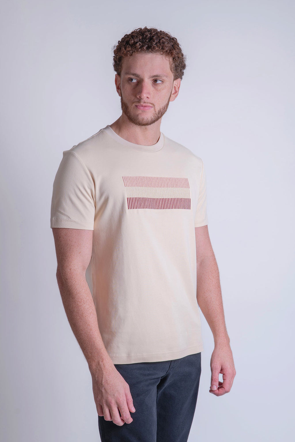 Camiseta Carven Mangas Cortas Estampado para Caballeros