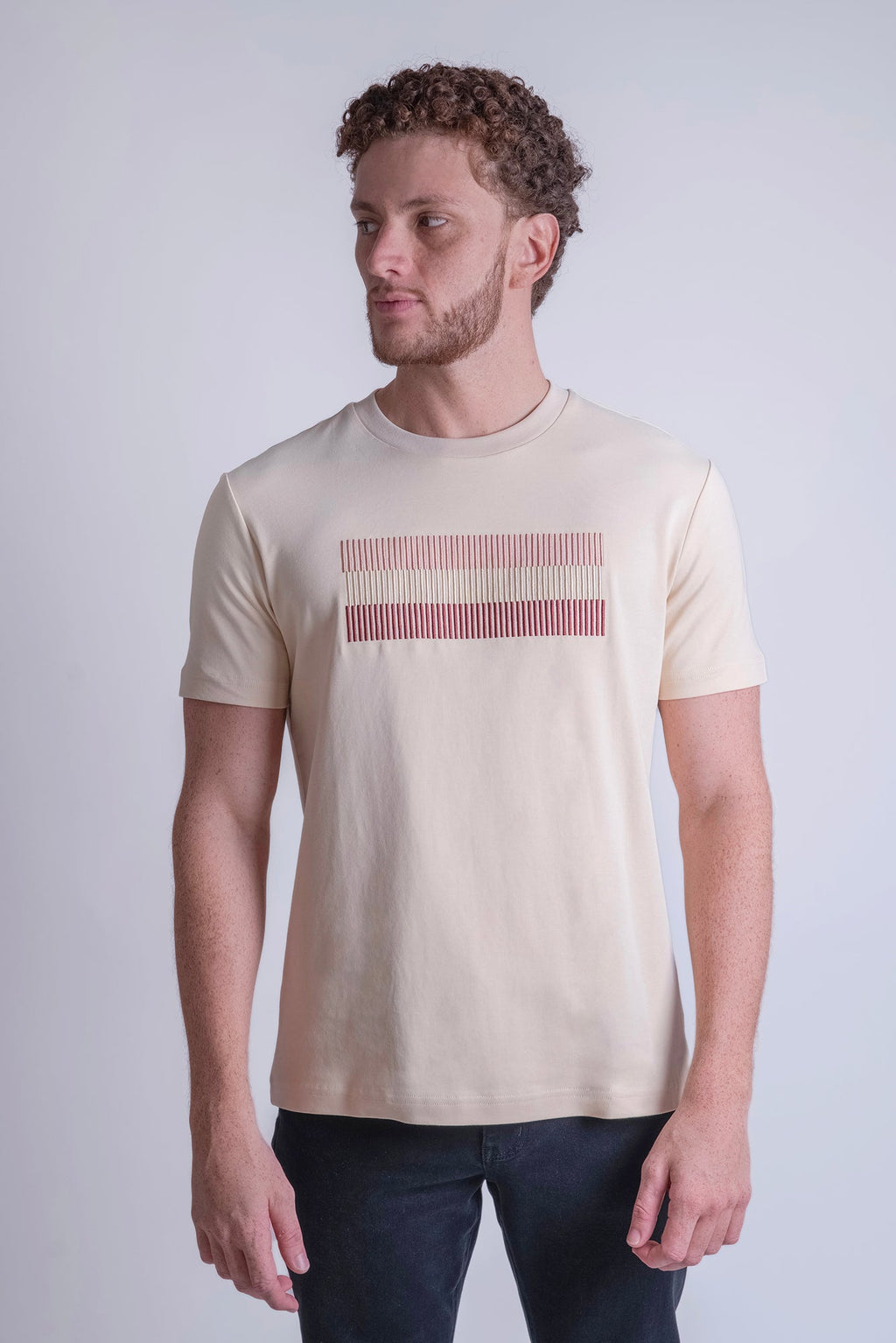 Camiseta Carven Mangas Cortas Estampado para Caballeros