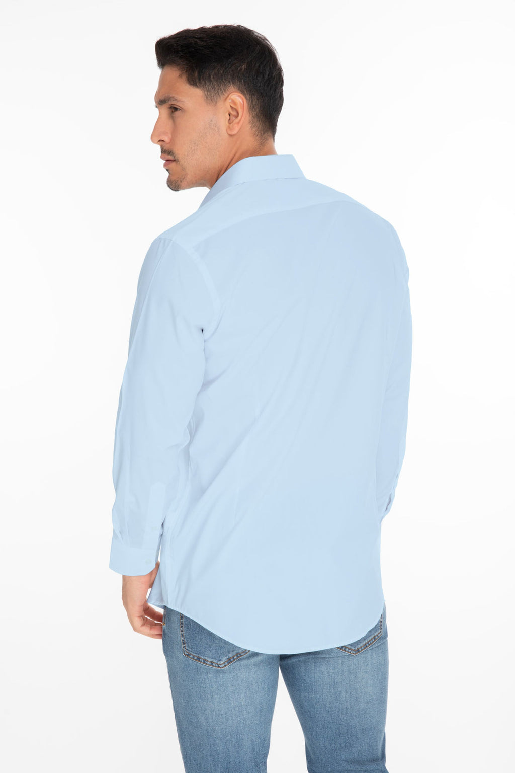Camisa Oscar de La Renta Mangas Largas Lisa para Caballeros