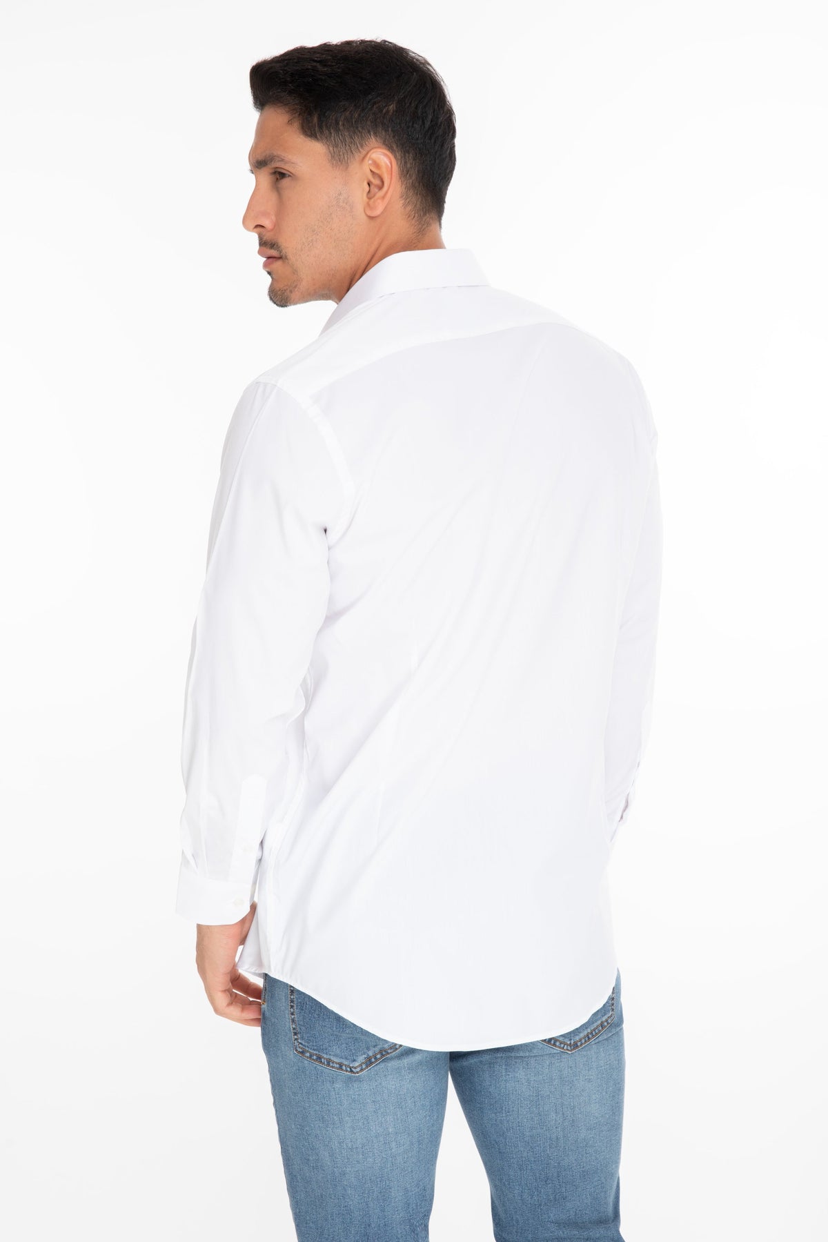 Camisa Oscar de La Renta Mangas Largas Lisa para Caballeros