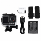 Cámara Sport Full HD 1080P Con Carcasa Impermeable Y Accesorios