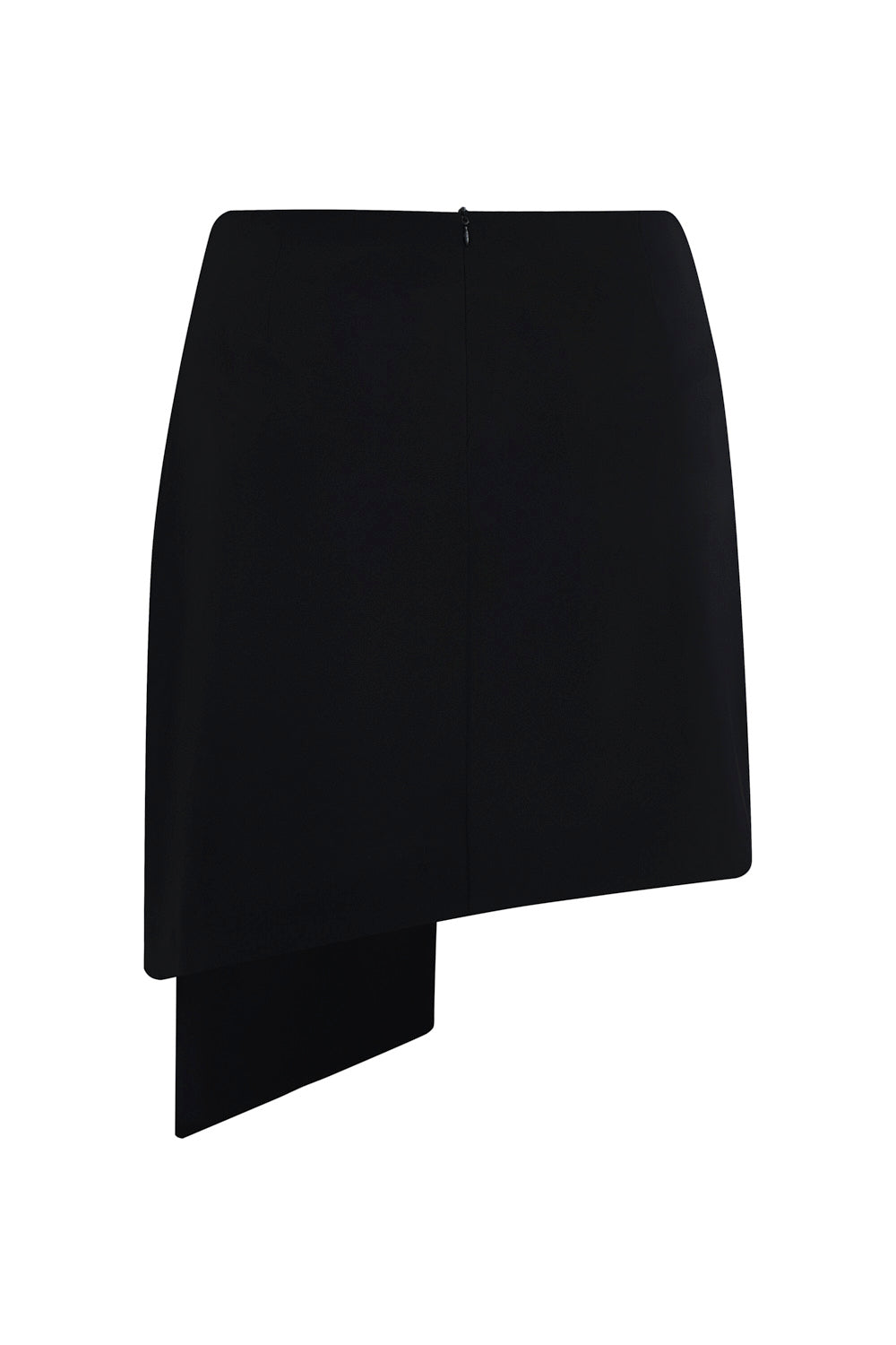 Falda seda imperial negro