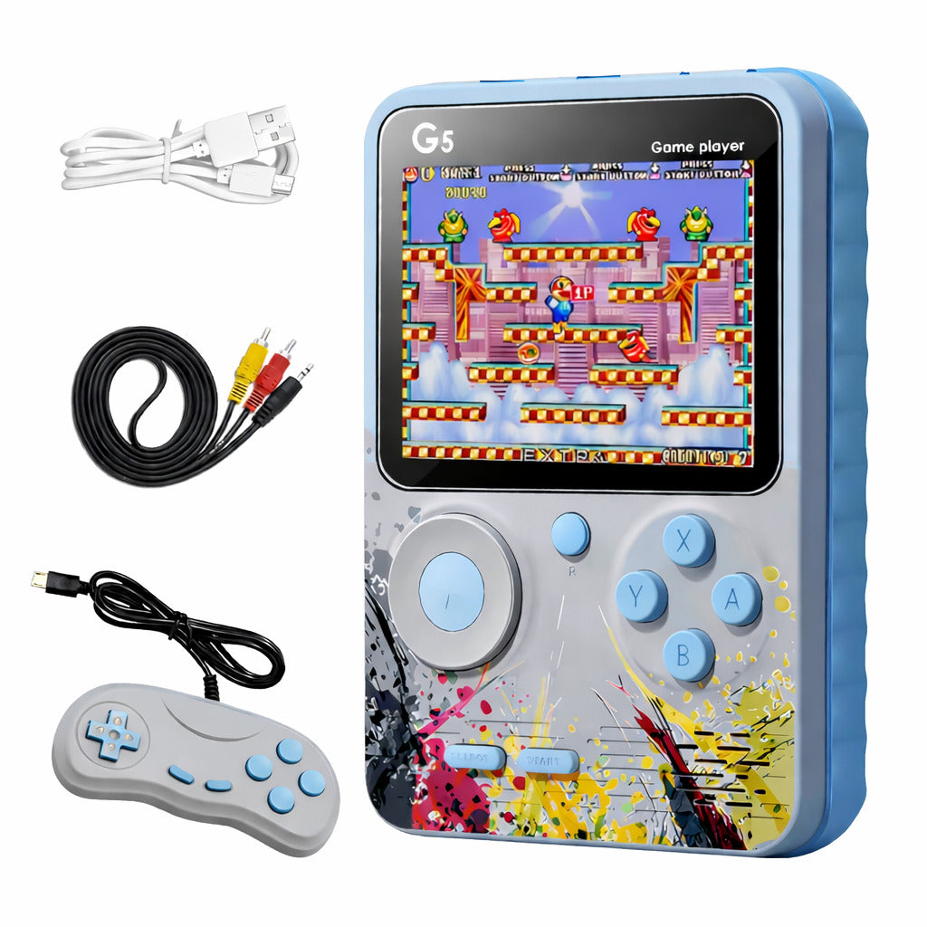 Consola Retro Portátil G5 Con 500 Juegos Clásicos