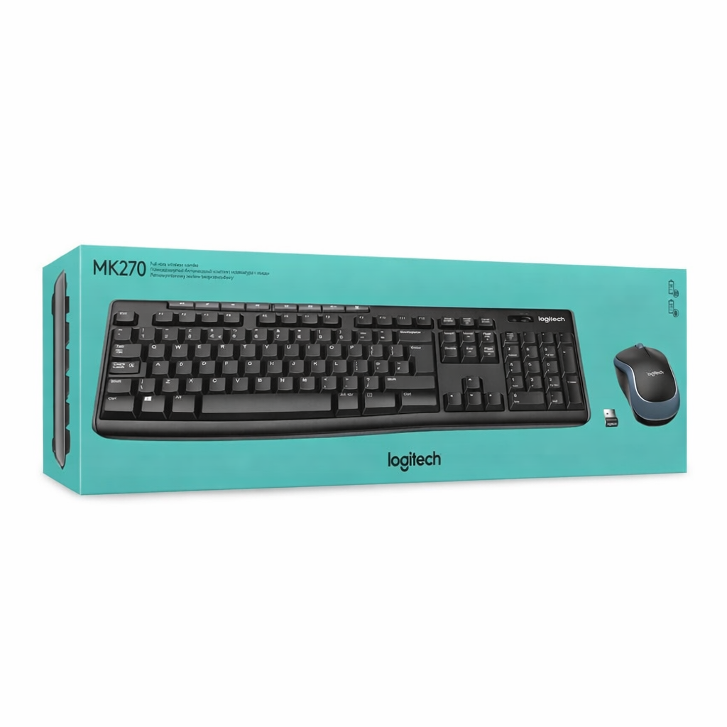 Teclado y Mouse Inalámbricos Logitech MK270 – 2.4 GHz